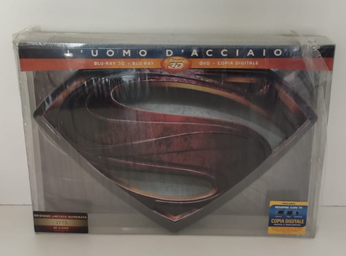 Uomo acciaio blu - l'uomo, d'acciaio