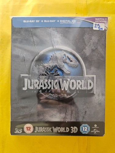Jurassic world steelbook - jurassic, 3d
